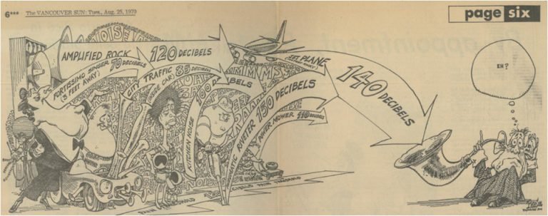 newspaper cartoon noise