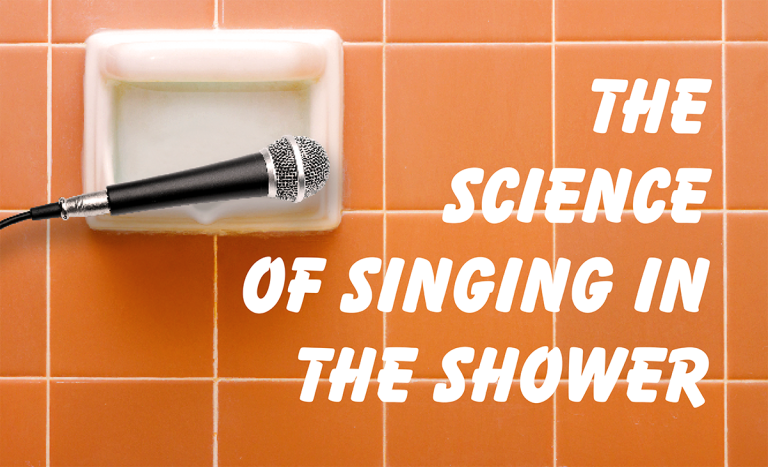 singing in the shower